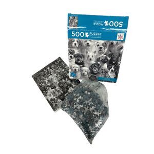Andrews + Blaine Jigsaw Puzzle 500 Pieces Dog Puzzle puppies